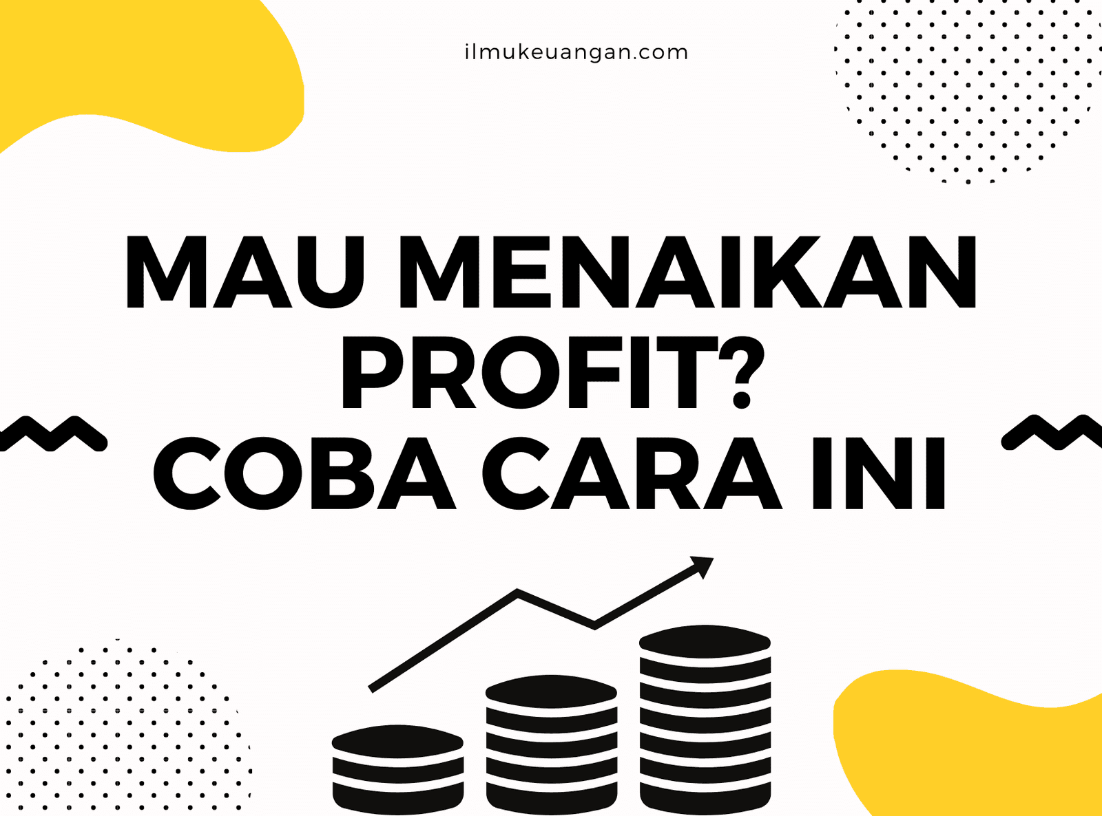MAU MENAIKAN PROFIT? COBA CARA INI
