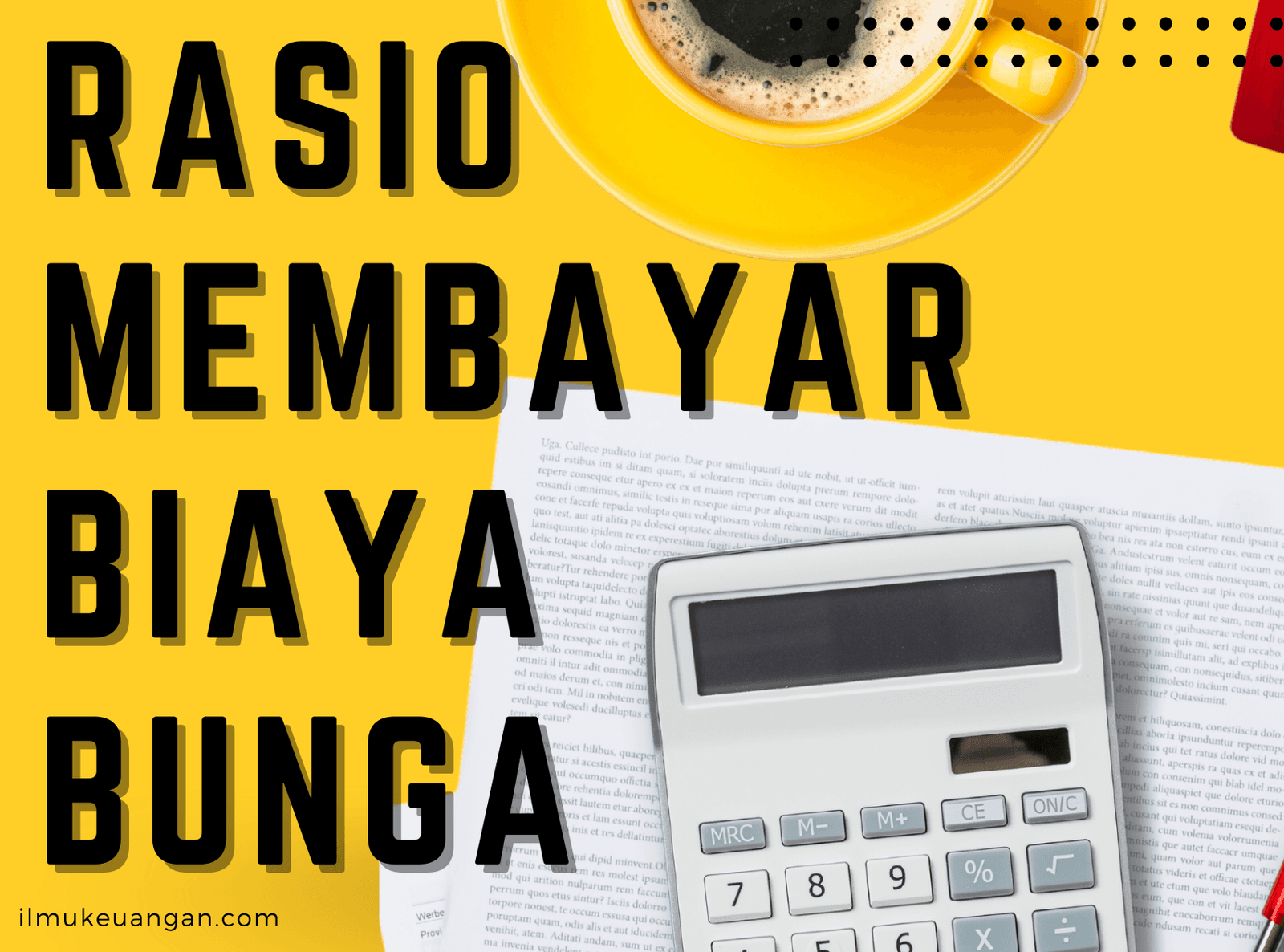 Menghitung Biaya Bunga Dengan Times Interest Earned Ratio