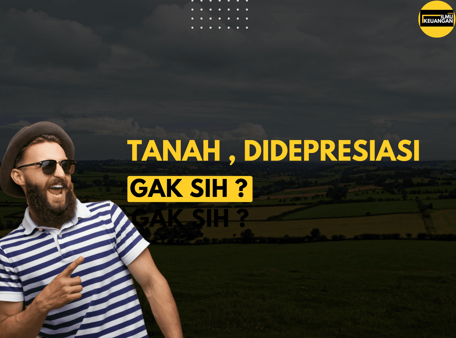 Tanah itu Didepresiasi gak sih ?